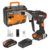 WORX WX177 NITRO Akku-Bohrschrauber Switchdriver 2.0 20V – starke bürstenloser Motor bis 50Nm Drehmoment – schneller Wechsel zwischen 2 Bits – präzise Drehmomentsteuerung – inkl. Akkus & Ladegerät - 1