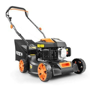Benzin Rasenmäher FX-RM4180 - Ultraleicht & kompakt mit 40 cm Schnittbreite - 80cm³ Hubraum - 45L Fangkorb FUXTEC - 4