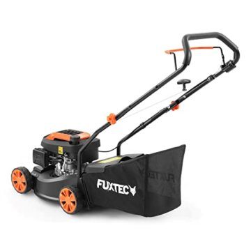 Benzin Rasenmäher FX-RM4180 - Ultraleicht & kompakt mit 40 cm Schnittbreite - 80cm³ Hubraum - 45L Fangkorb FUXTEC - 8