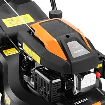 Benzin Rasenmäher FX-RM4180 - Ultraleicht & kompakt mit 40 cm Schnittbreite - 80cm³ Hubraum - 45L Fangkorb FUXTEC - 9