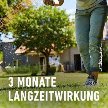 COMPO Rasendünger gegen Unkraut + Moos Komplett-Pflege, Rasendünger mit Unkrautvernichter, Moosvernichter, 3 Monate Langzeitwirkung, 9 kg, 300m² - 4