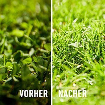 COMPO Rasendünger gegen Unkraut + Moos Komplett-Pflege, Rasendünger mit Unkrautvernichter, Moosvernichter, 3 Monate Langzeitwirkung, 9 kg, 300m² - 6