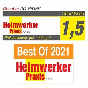 DENQBAR Benzin-Rasenmäher DQ-R53EV (9-in-1, E-Start & Seilzug, Gangwahl, 53 cm Schnittbreite, Mulcher, Mäher, Radantrieb, Grasfangkorb 65 L, Schnitthöhe 25-75 mm) - 2