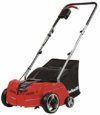 Einhell Elektro-Vertikutierer-Lüfter GC-SA 1231/1(230 V, bis 300 m², 1.2 W, 28l Fangsack, 31 cm Arbeitsbreite,kugelgelagerte Messerwalze + Lüfterwalze, 3 Stufen Arbeitstiefe, Führungsholm) Rot-Schwarz - 1