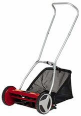 Einhell Hand-Rasenmäher GC-HM 400 (bis zu 250 m², 40 cm Schnittbreite, kugelgelagerte Mähspindel mit 5 Stahlmessern, 4-stufige Schnitthöheneinstellung 13-37 mm, 27 l-Fangkorb) - 1