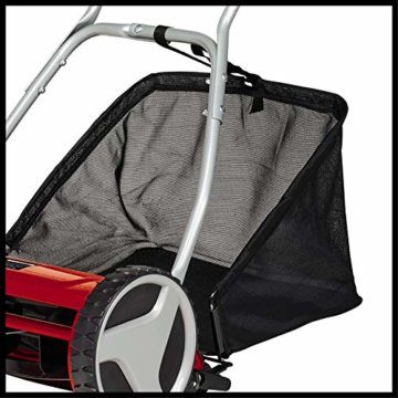 Einhell Hand-Rasenmäher GC-HM 400 (bis zu 250 m², 40 cm Schnittbreite, kugelgelagerte Mähspindel mit 5 Stahlmessern, 4-stufige Schnitthöheneinstellung 13-37 mm, 27 l-Fangkorb) - 5