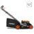FUXTEC Benzin Rasenmäher FX-RM4646ECO 3in1-3,5PS | 4-Takt Mäher | 46cm Schnittbreite & 7-stufige Schnitthöhenverstellung - Inkl. 50L Grasfangkorb & Reinigungsanschluss - 4