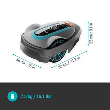 Gardena Mähroboter smart SILENO city 600 m² Set: Innovative LONA AI-Technologie, Steuerung per App, SensorControl, für Steigungen bis zu 35 Prozent, inkl. smart Gateway, DE-Version (19603-60) - 8