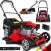 MASKO® Benzin Rasenmäher 5in1 Radantrieb EasyClean Reinigungsfunktion Mulchfunktion Seitenauswurf 51 cm Schnittbreite 8-fache Schnitthöhenverstellung | 4 Takt Motor 2,8 kW 6,0 PS | 65 Liter Fangkorb - 1