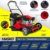 MASKO® Benzin Rasenmäher 5in1 Radantrieb EasyClean Reinigungsfunktion Mulchfunktion Seitenauswurf 51 cm Schnittbreite 8-fache Schnitthöhenverstellung | 4 Takt Motor 2,8 kW 6,0 PS | 65 Liter Fangkorb - 4