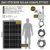Solakon® Balkonkraftwerk 810W / 600W Steckdose - Solaranlage Komplettset - Plug & Play Balkon Solaranlage - 2x 405W Solarmodule, 1x 600W Wechselrichter Deye & Zubehör - Photovoltaik Komplettanlage - 5