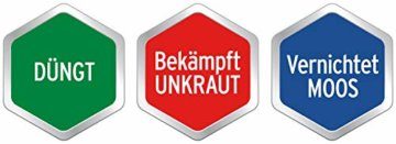 Substral 3 in 1 Komplett Rasendünger mit Unkrautvernichter und Moosvernichter, 14 kg für 400 m² - 8