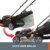 WORX WG743E Akku-Rasenmäher 40V – Profi Rasenmäher mit Mulchfunktion & PowerShare Akku – Rasenmähen ohne Kabel – Ideal für Gärten bis 500m² - 4