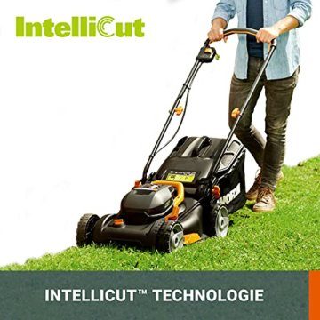 WORX WG743E Akku-Rasenmäher 40V – Profi Rasenmäher mit Mulchfunktion & PowerShare Akku – Rasenmähen ohne Kabel – Ideal für Gärten bis 500m² - 5