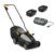 Alpina Akku-Rasenmäher AL1 3820 Li Kit, Schnittbreite 38cm, 20 V (2 x 4 Ah) Akku, 550 W, bis zu 350m², Inkl. Akku und Ladegerät - 1