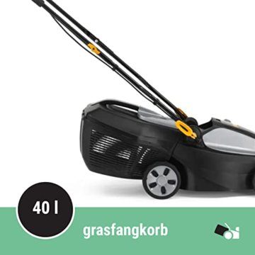 Alpina Akku-Rasenmäher AL1 3820 Li Kit, Schnittbreite 38cm, 20 V (2 x 4 Ah) Akku, 550 W, bis zu 350m², Inkl. Akku und Ladegerät - 7