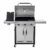 Char-Broil Advantage 345S - 3 Brenner Gasgrill mit Seitenbrenner, Edelstahl - 3