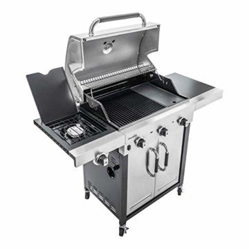 Char-Broil Advantage 345S - 3 Brenner Gasgrill mit Seitenbrenner, Edelstahl - 4