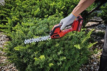 Einhell Akku-Gras- und Strauchschere GE-CG 18/100 Li T-Solo Power X-Change (Li-Ion, 18 V, Teleskopstiel, Schnittbreite Grasschneideblatt 100 mm, Strauchscherenmesser 200 mm, ohne Akku und Ladegerät) - 4
