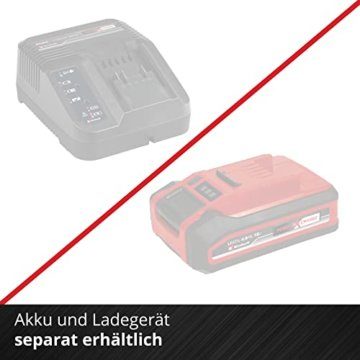 Einhell Akku-Gras- und Strauchschere GE-CG 18/100 Li T-Solo Power X-Change (Li-Ion, 18 V, Teleskopstiel, Schnittbreite Grasschneideblatt 100 mm, Strauchscherenmesser 200 mm, ohne Akku und Ladegerät) - 5