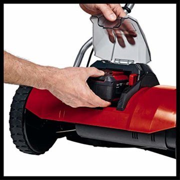 Einhell Akku-Rasenmäher GE-HM 18/38 Li - Solo Power X-Change (Li-ion, 18V, kugelgelagerte Mähspindel mit 5 präzisionsgeschliffenen Stahlmessern, ohne Akku und Ladegerät) - 9