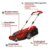 Einhell Akku-Rasenmäher RASARRO 36/38 Kit Power X-Change (36 V, 38 cm Schnittbreite, 450 m², Brushless, Mulchfunktion, 45L Fangkorb, inkl. 2x 4,0 Ah Akkus + Twincharger) - 3