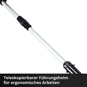 Einhell Akku-Rasentrimmer GE-CT 18 Li Kit Power X-Change (Li-Ion, 18V, Motorkopf drehbar, Flowerguard, inkl 20 Kunststoffmesser, inkl. 2,0Ah Akku und Ladegerät), Rot/Schwarz - 6