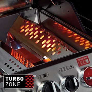 Enders Gasgrill MONROE PRO 4 SIK TURBO, 4-Brenner mit Kocher, Backburner-Infrarotbrenner, PanoVision Sicht, Guss-Rost, TURBO ZONE, HEAT RANGE Brenner und SIMPLE CLEAN #8378 - 3