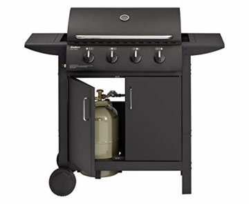 Enders Gasgrill SAN DIEGO 4, mit Grill-Thermometer, 4-Brenner aus Edelstahl, kleiner Grill, Edelstahl-Grill-Rost, Unterschrank für 5-KG Gasflasche, leistungsstark, #81216 - 4