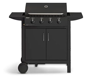 Enders Gasgrill SAN DIEGO 4, mit Grill-Thermometer, 4-Brenner aus Edelstahl, kleiner Grill, Edelstahl-Grill-Rost, Unterschrank für 5-KG Gasflasche, leistungsstark, #81216 - 1