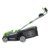 LUX-TOOLS A-RM-2x20/37 Akku-Rasenmäher Set für Rasenflächen bis 350 m² inkl. 2 Akkus, Doppel-Ladegerät & Fangkorb (40 l) | 40V (2X 20V) Rasenmäher mit 4,0Ah & 37 cm Schnittbreite - 2