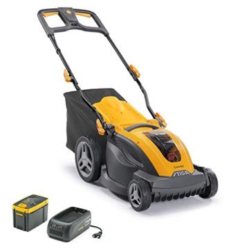 STIGA Akku Rasenmäher Combi 340e Kit, 40L Korb, mit 48V (4Ah) Akku und Ladegerät, max. 350m² - 1