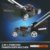 WORX WG749E Nitro Akku-Rasenmäher 40V - starker bürstenloser Motor - 46cm Schnittbreite - mähen bis zu 500 ㎡ - mit zusätzlichem Antrieb - 7 Schnitthöhenstufe - inkl. 2X 4Ah Akkus & Dual-Ladengerät - 6