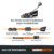 WORX WG749E Nitro Akku-Rasenmäher 40V - starker bürstenloser Motor - 46cm Schnittbreite - mähen bis zu 500 ㎡ - mit zusätzlichem Antrieb - 7 Schnitthöhenstufe - inkl. 2X 4Ah Akkus & Dual-Ladengerät - 7
