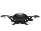Weber Q2000 Gasgrill, 55 x 39 cm, mit ausklappbaren Seitentischen, Schwarz (53010079) - 1