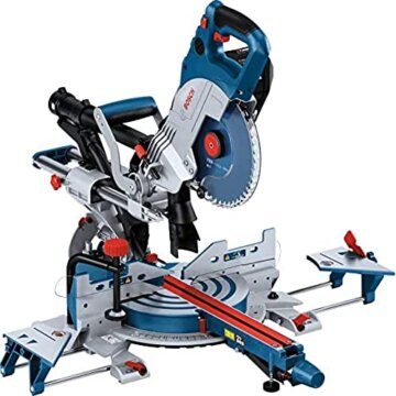 Bosch Professional BITURBO Akku- Kapp- und Gehrungssäge GCM 18V-216 DC (Sägeblatt-Durchmesser: 216 mm, Bluetooth Modul, SDS-Sägeblattverriegelung, im Karton) - 1