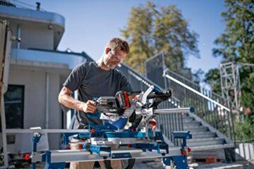 Bosch Professional BITURBO Akku- Kapp- und Gehrungssäge GCM 18V-216 DC (Sägeblatt-Durchmesser: 216 mm, Bluetooth Modul, SDS-Sägeblattverriegelung, im Karton) - 8