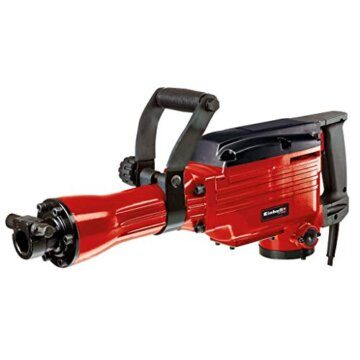 Einhell Abbruchhammer TC-DH 43 (1.600 W, 43 J Einzelschlagstärke, robuste SDS-hex-Werkzeugaufnahme, 180°-verstellbarer Zusatzhandgriff, inkl. Spitz- und Flachmeißel, Koffer) - 2