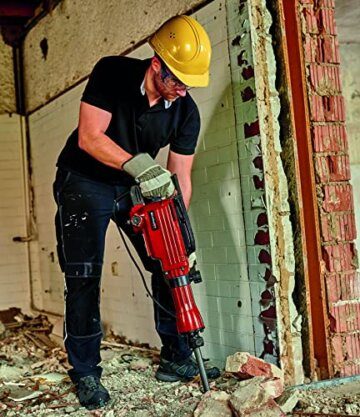 Einhell Abbruchhammer TC-DH 43 (1.600 W, 43 J Einzelschlagstärke, robuste SDS-hex-Werkzeugaufnahme, 180°-verstellbarer Zusatzhandgriff, inkl. Spitz- und Flachmeißel, Koffer) - 6