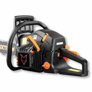 FUXTEC Benzin Kettensäge FX-KS262 – Motorsäge 2,85kw 61,5ccm Hubraum & EASY-Start – Schwertlänge 20 Zoll inkl. Schwertschutz & Tragetasche - 4