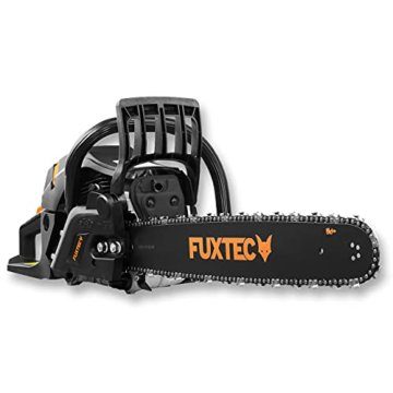FUXTEC Benzin Kettensäge FX-KS262 – Motorsäge 2,85kw 61,5ccm Hubraum & EASY-Start – Schwertlänge 20 Zoll inkl. Schwertschutz & Tragetasche - 1