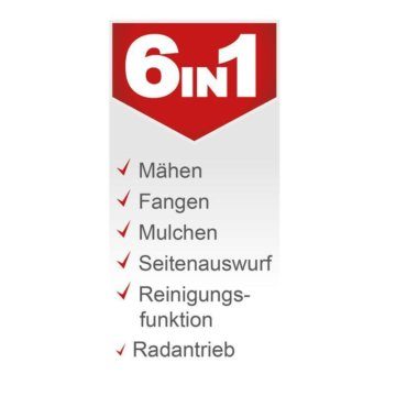 Scheppach Benzin Rasenmäher MS225-53 -7PS- Radantrieb