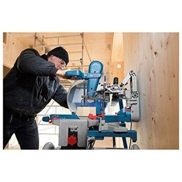 Bosch Professional Kapp- und Gehrungssäge GCM 12 GDL (Doppellinienlaser, Kreissägeblatt, Spannzange, Karton, Sägeblattdurchmesser: 305 mm, 2000 Watt) - 2