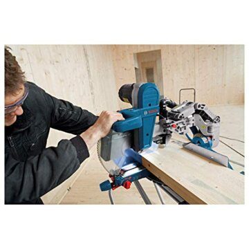 Bosch Professional Kapp- und Gehrungssäge GCM 12 GDL (Doppellinienlaser, Kreissägeblatt, Spannzange, Karton, Sägeblattdurchmesser: 305 mm, 2000 Watt) - 3