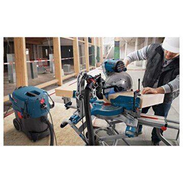 Bosch Professional Kapp- und Gehrungssäge GCM 12 GDL (Doppellinienlaser, Kreissägeblatt, Spannzange, Karton, Sägeblattdurchmesser: 305 mm, 2000 Watt) - 5