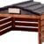 dobar 56193e Mährobotergarage mit abnehmbarem Dach - Rasenroboter Unterstand Massivholz - Rasenmäher Garage - Automower Überdachung - 78,5 x 74 x 52,5 cm - Braun/Schwarz - 1