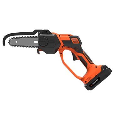 Yard Force 20V Akku Handkettensäge LS C13, mit 2,0 Ah Akku, 13 cm Schnittlänge, 3,2 m/s Kettengeschwindigkeit, inkl. Kettenschnellspanner - 2