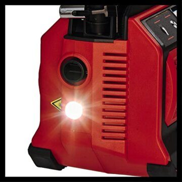 Einhell Hybrid-Kompressor PRESSITO 18/25 Hybrid Power X-Change (18 V, Betrieb mit Stromkabel oder Akku, max. 11 bar, inkl. 4-tlg. Adapter-Set & 2 Schläuchen, ohne Akku) - 9