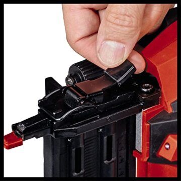 Einhell Professional Akku-Nagler FIXETTO 18/50 N Power X-Change (18V, 60 Schuss/min, max. 50 mm Nagellänge, Tiefeneinstellung, Einzel-/Serienschuss, inkl 500 Nägel, ohne Akku) - 8