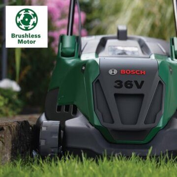 Bosch leistungsstarker Akku-Rasenmäher AdvancedRotak 36V-40-650 (zum Rasenmähen; 36-Volt-System; Schnittbreite: 40 cm; Set, mit 2x2.0 Ah- Akku und Ladegerät) - 3